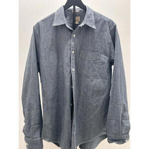 J.Crew Classic Stretch Denim Casual Shirt, Medium